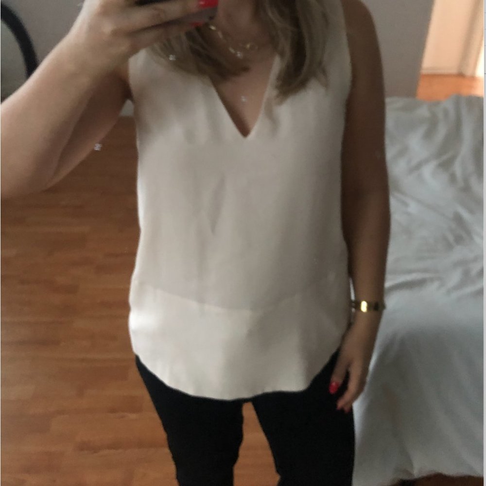 Everlane Cream Blouse